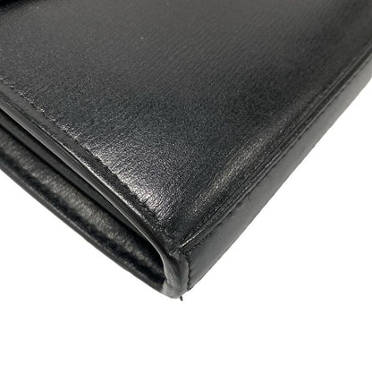 Saint Laurent Paris Wallet - 554763 Black Gold And Ivory Chain Shoulder Bag