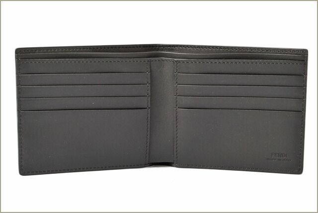 Fendi Wallet Fendi Foldable Wallet 7m0169 Vocabulary Chien Ti Yellow Black