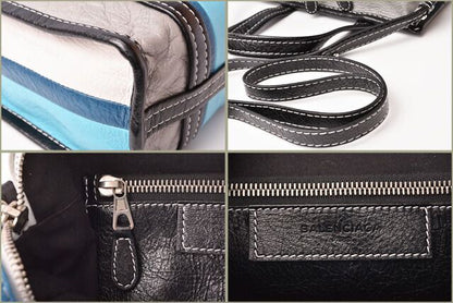 Balenciaga Brand Bag Preowned Handbag Shoulder Bag Bazar Shopper XS 452458 Blue