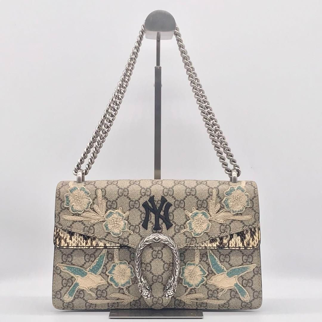 Gucci GG Supreme Dionysus Yankees Chain Shoulder Bag Price Negotiation Welcome