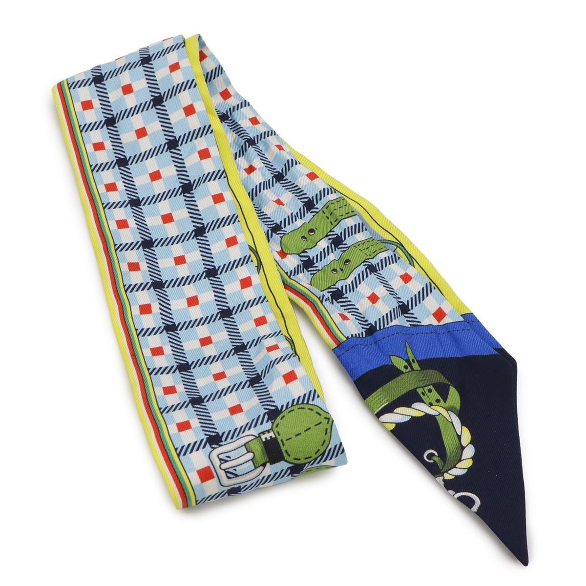 Hermes Twell Twill Scarf Bag les Voitures Nouvelles History — view 2