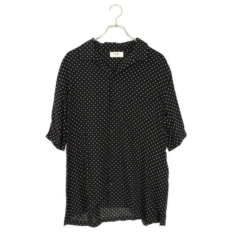 Celine 2 V Micro Triomphe Hawaiian Loose Short Sleeve Shirt Men 39