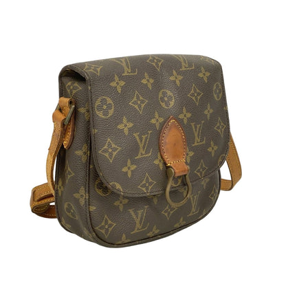 Louis Vuitton Shoulder Bag Monogram Mini Saint Cloud Brown — view 2