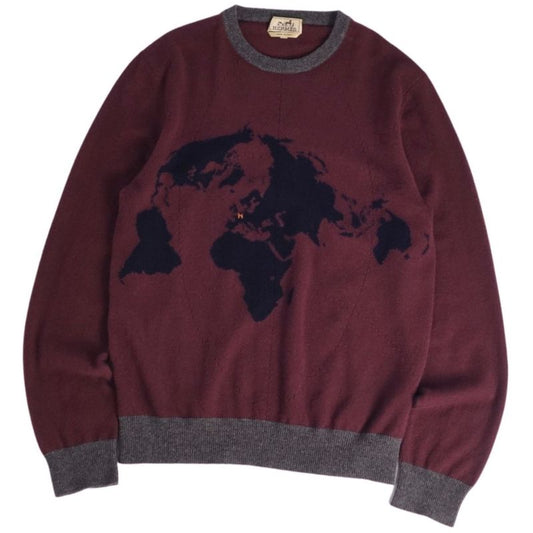Hermes Knit Sweater Pullover Cashmere Top