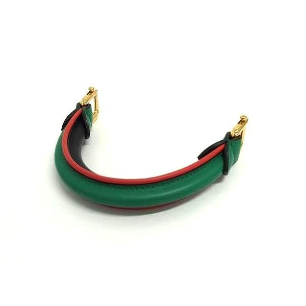 Fendi Leather Handle for Peekaboo Greenish and Red — view 2