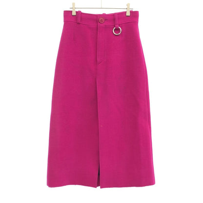 Balenciaga Ring Wool Skirt Pink 36