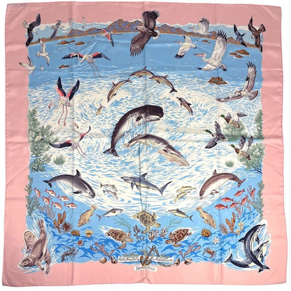 Hermes Carre 90 la Vie Precieuse de la Mediterranee Precious Life of the