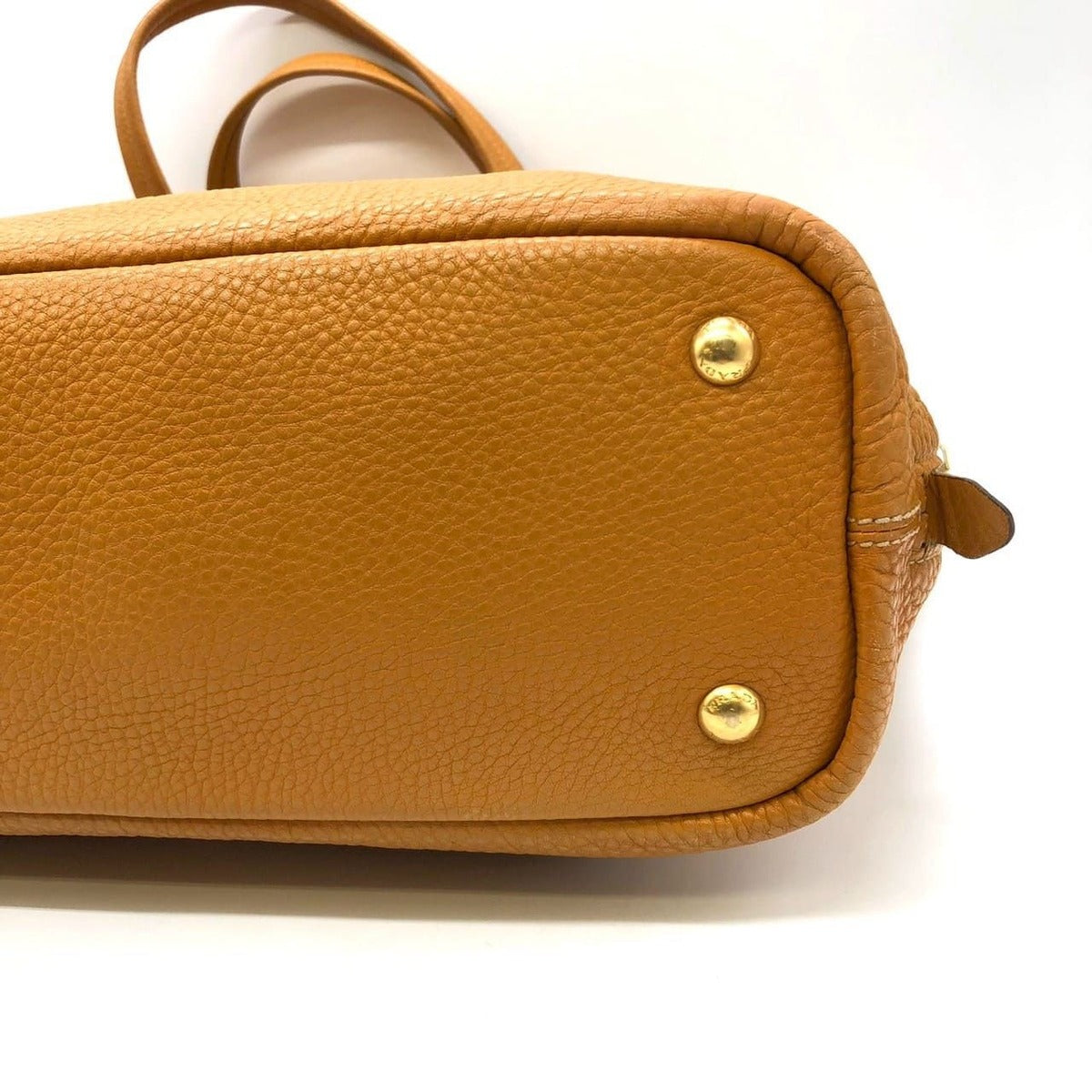 Prada Tote Leather Yellow Brown — view 3