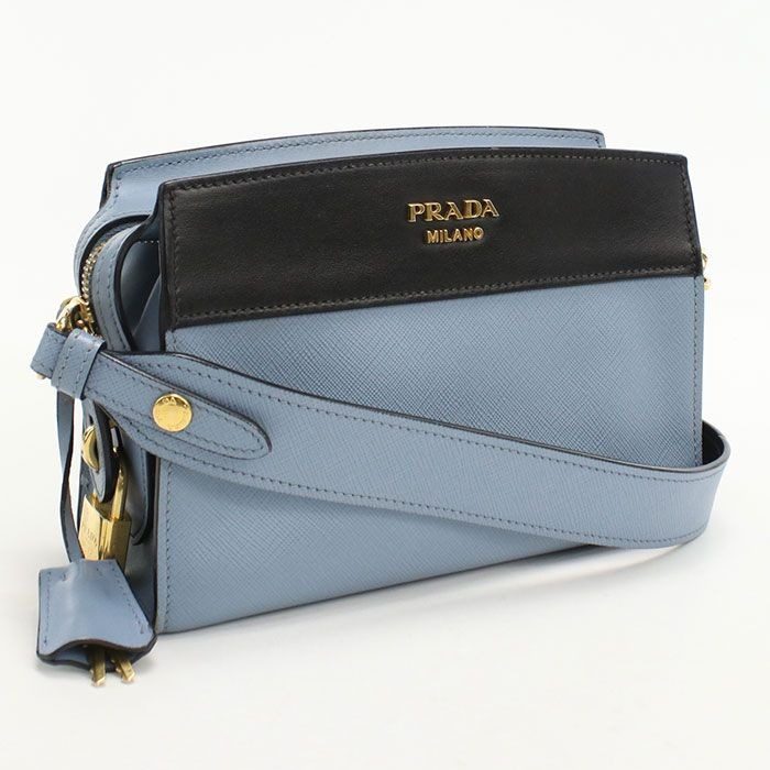 Prada 2-Way Shoulder Bag Leather