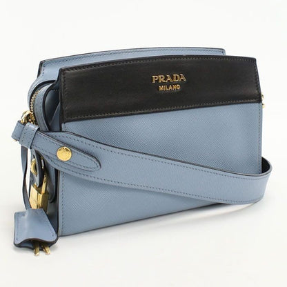 Prada 2-Way Shoulder Bag Leather