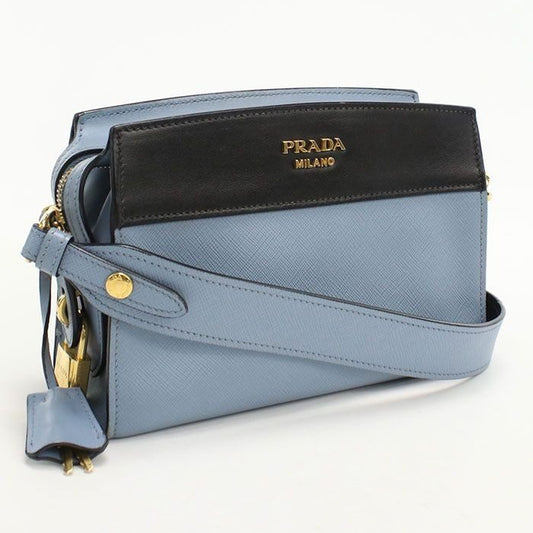 Prada 2-Way Shoulder Bag Leather