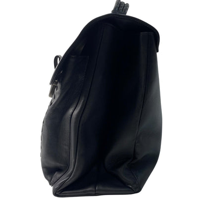 Bottega Veneta Business Briefcase Leather Black — view 4