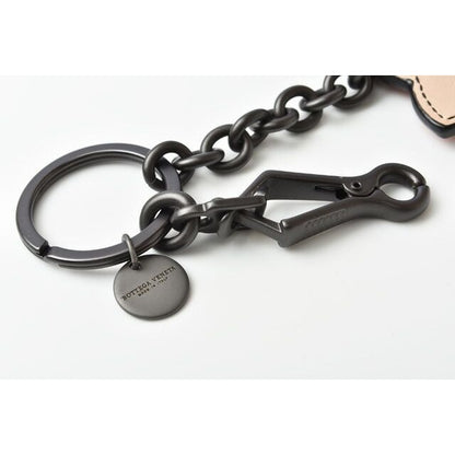 Bottega Veneta Key Ring Holder Bag Charm Cat Hibiscus Peach — view 5