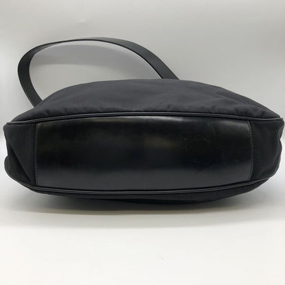 Gucci Handbag Shoulder Bag 2way Bamboo Nylon Black Ladies Men's Old Gucci