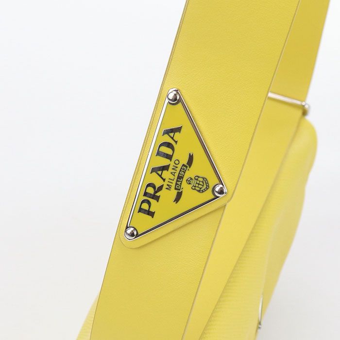 Prada Triangle 2vl039 2FAD F0377 Shoulder Bag Leather Unisex
