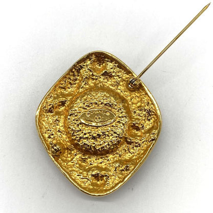 Chanel Brooch Faux Pearl Gold Vintage Ladies