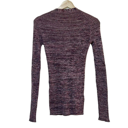 Prada Cardigan Size 36 S Women - Purple Light Purple And Dark Grey Long Sleeves