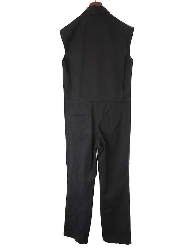 Bottega Veneta 20ss Sleeveless Cotton Jumpsuit Black 36 612003 Vkj40