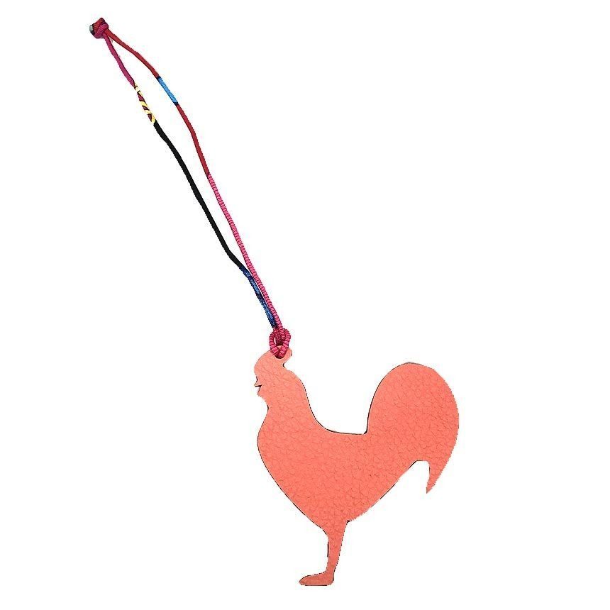 Hermes Petit Ash Chicken Bird Coq PM Bag Charm