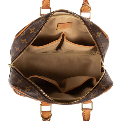 Louis Vuitton Trouville Brown Monogram Canvas Handbag — view 9