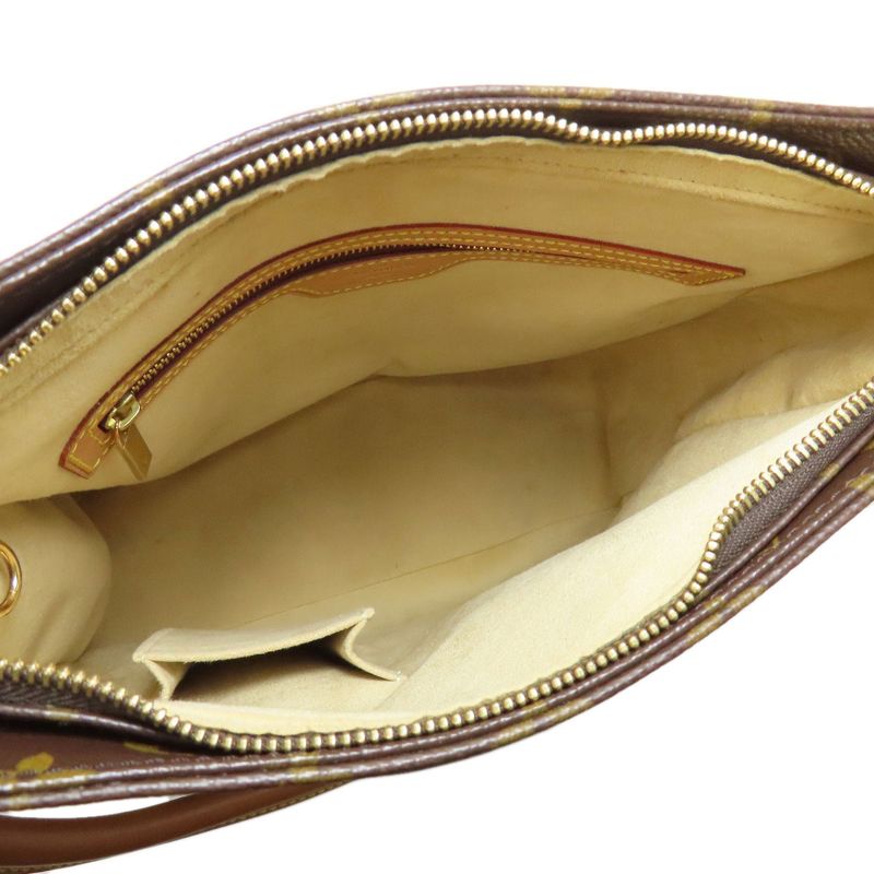 Louis Vuitton M51145 Looping GM Shoulder Bag Monogram Canvas Women