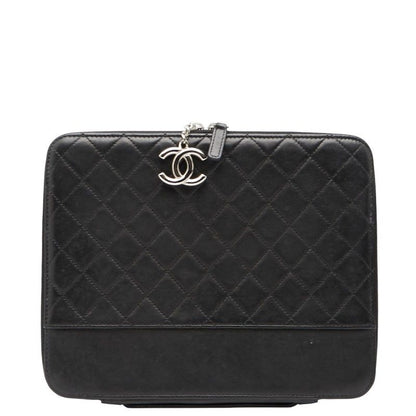 Chanel Black Leather