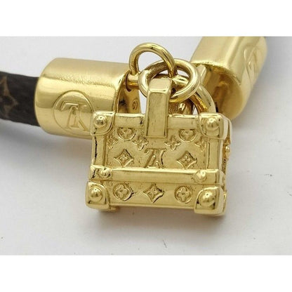 Louis Vuitton Bracelet Speedy Brown Gold Monogram Empreinte — view 4