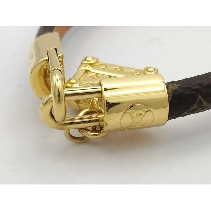 Louis Vuitton Bracelet Speedy Brown Gold Monogram Empreinte — view 5