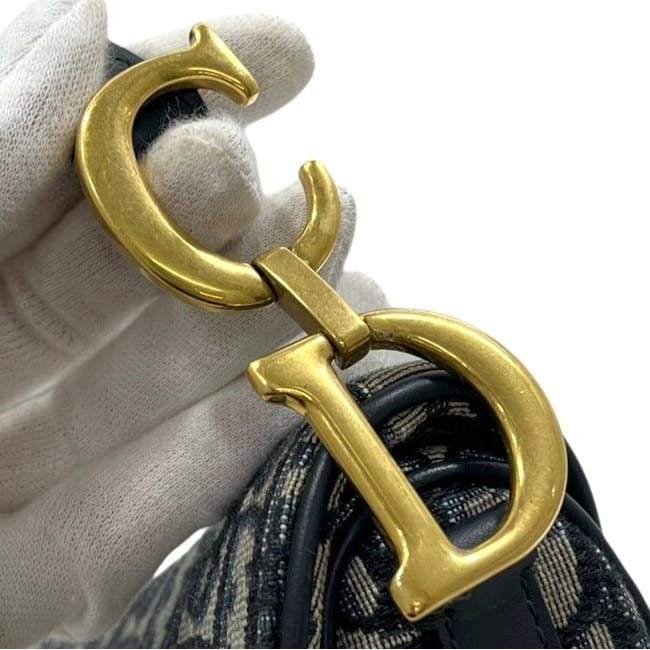 Dior Saddle Bag Mini Navy — view 7