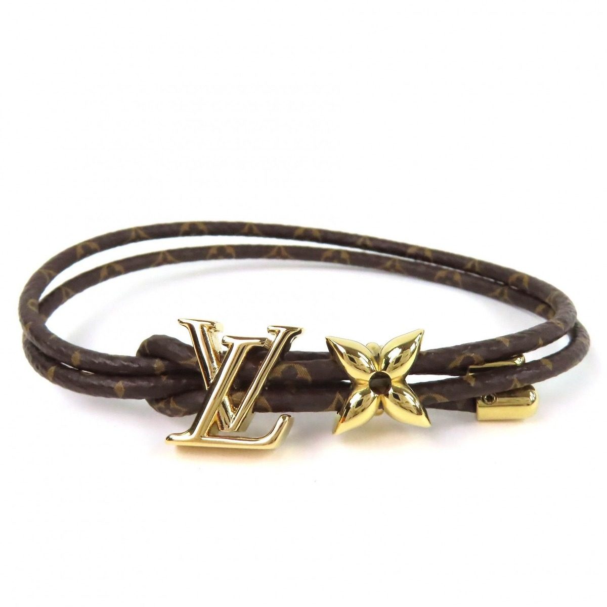 Louis Vuitton Bracelet LV Bloom Monogram Gold Box Recommended