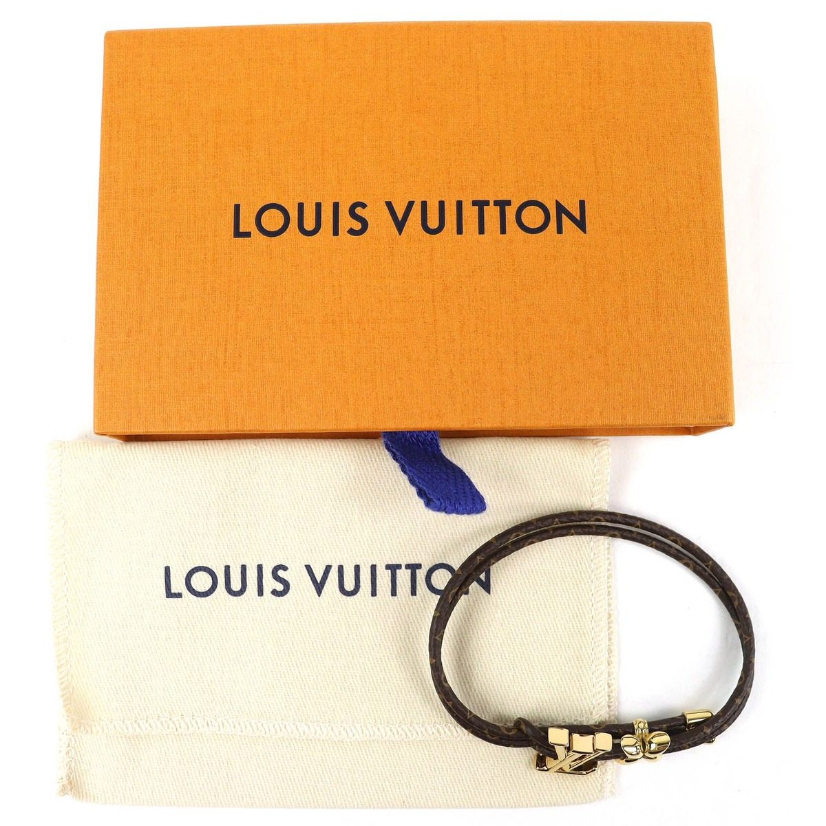 Louis Vuitton Bracelet LV Bloom Monogram Gold Box Recommended — view 2
