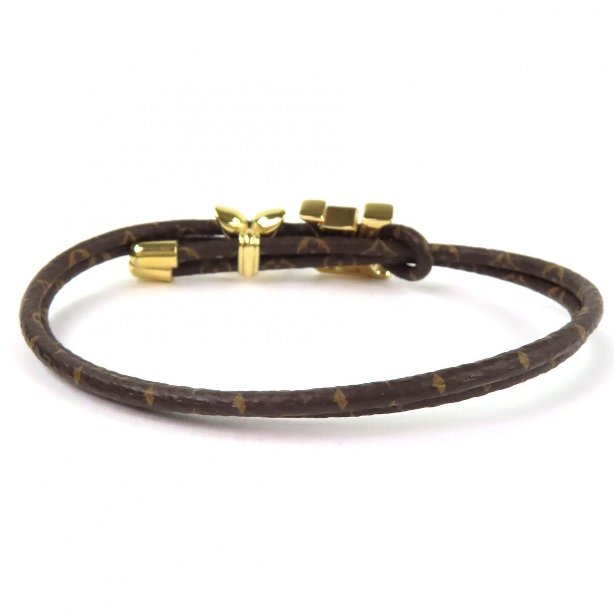 Louis Vuitton Bracelet LV Bloom Monogram Gold Box Recommended — view 5