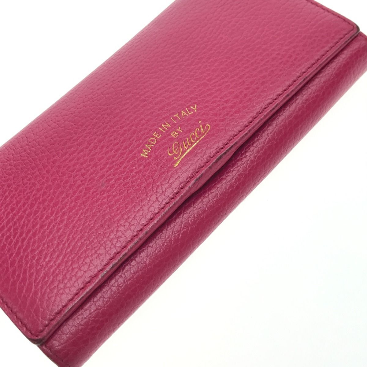 Gucci Long Wallet 354498 Shocking Pink
