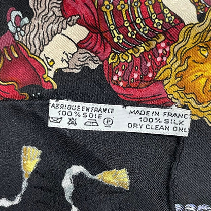 Hermes Scarf Silk Carre 90 les Fetes du Roi Soleil Celebration of the Sun King — view 10