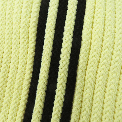 Gucci Adidas 697710 Lined Knitted Long Skirt Yellow Black With Garment Made In