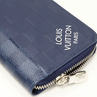 Louis Vuitton Round Zipper Long Wallet With Change Pocket Damier Infini Damier