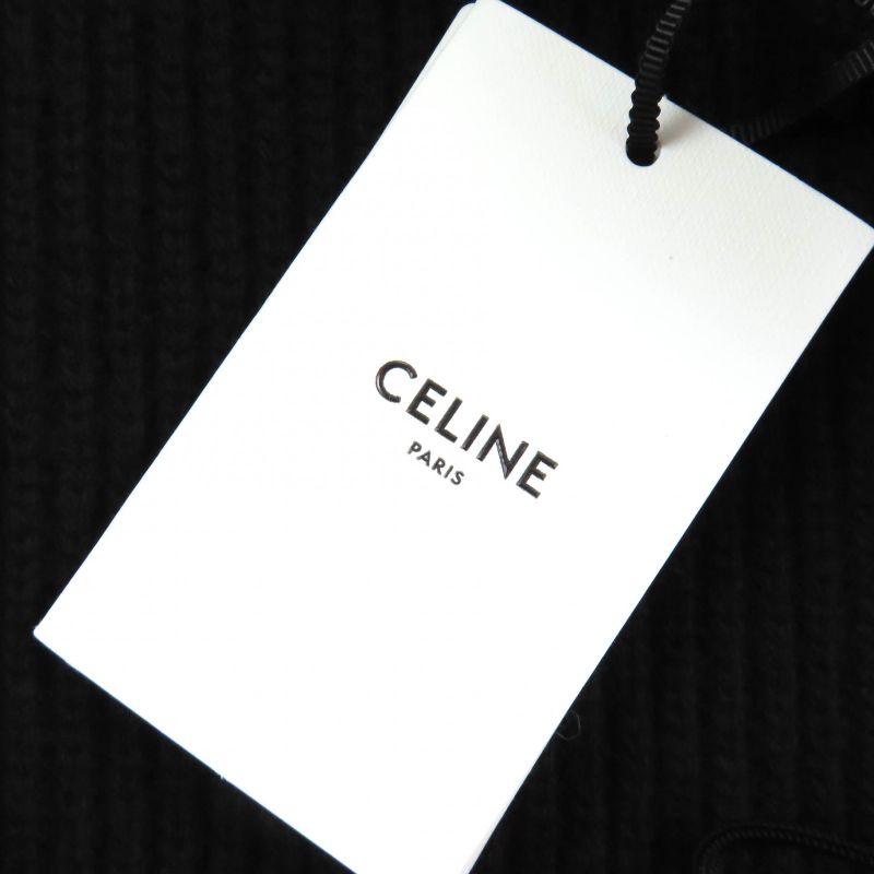 Celine 22AW 2a10x66q 100% Wool Embroidery Sequined Gradient Logo Knit Pullover