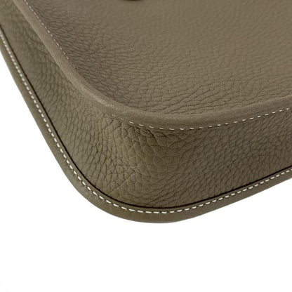 Hermes Shoulder Bag Evelyn Tpmamazon Etoupe × Blue Indigo Gold Hardware