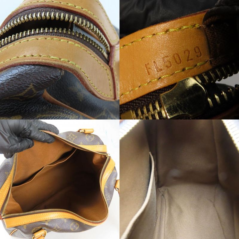 Louis Vuitton Handbag Stresa PM M51186 Monogram Nubuck Brown Shoulder Casual