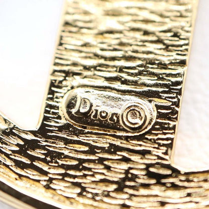 Christian DIOR CD Logo Necklace Accessory Approx 20g Gold Color Ok623