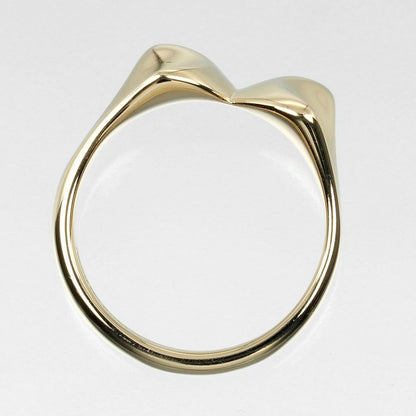 Tiffany & Co Ribbon 18K Yellow Gold No 7 Ladies 4.64g Ring