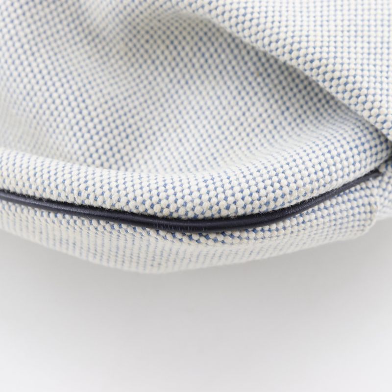 Hermes Rodeo Toile Ash Gray/navy Blue □C Ladies Shoulder Bag