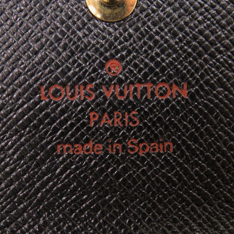 Louis Vuitton Multicles 6 Epi M63812 Epi Leather Black 6-rib Key Case Black LV