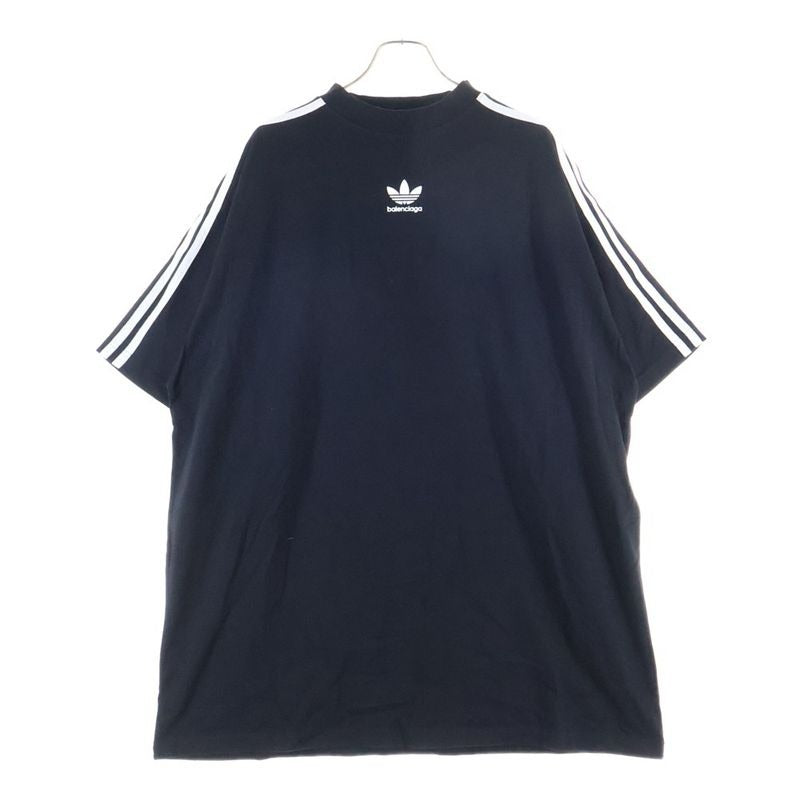 Balenciaga Adidas S Cotton Crew Neck Tee Oversized Short
