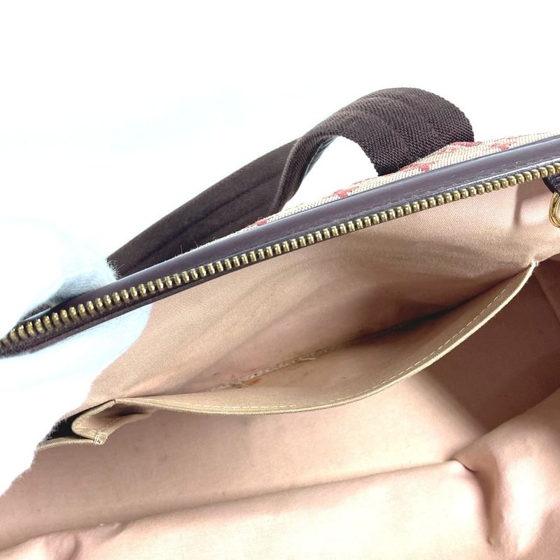 Louis Vuitton Handbag Josephine GM M92311 Monogram Mini Canvas Three's Red