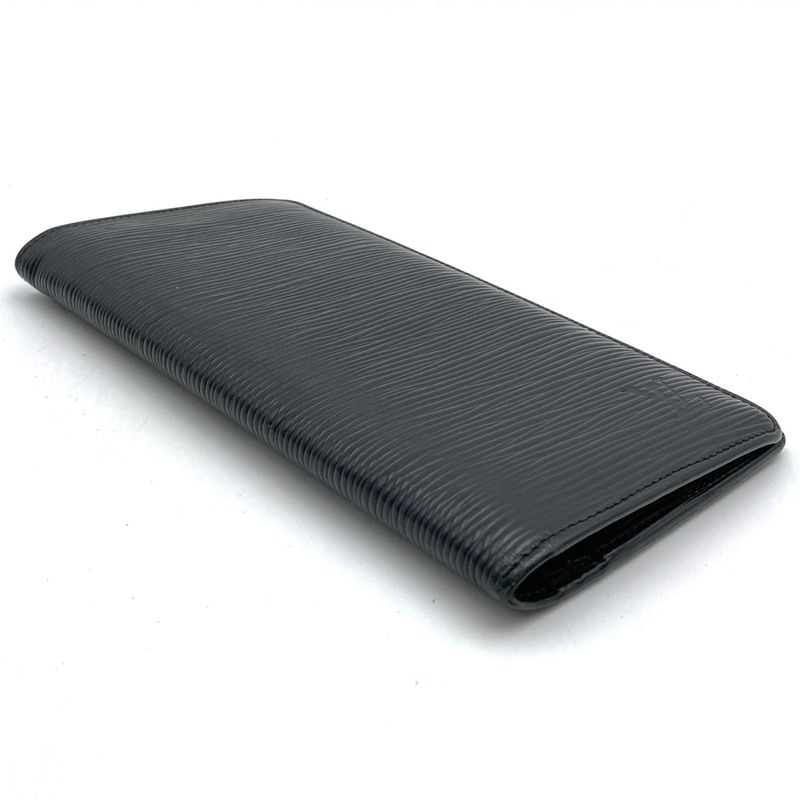 Louis Vuitton M60622 Bifold Wallet Epi Leather Black