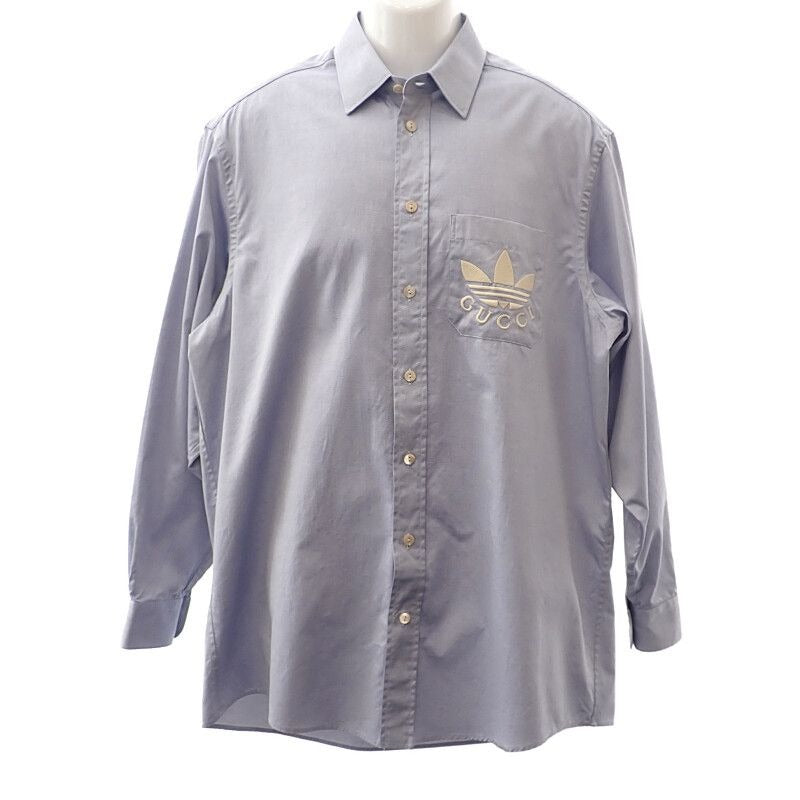 Gucci Filafil Shirt Adidas Collaboration 2023 SS 44 Long Sleeve
