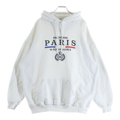Balenciaga Paris Sweatshirt Pullover Hoodie White