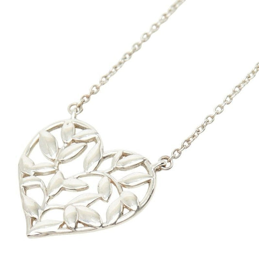 Tiffany & Co Paloma Picasso Ori Bree Heart Pendant Necklace Silver