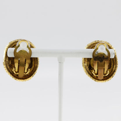 Chanel Coco Mark Vintage Gold Plated Ladies 14.0g Earrings